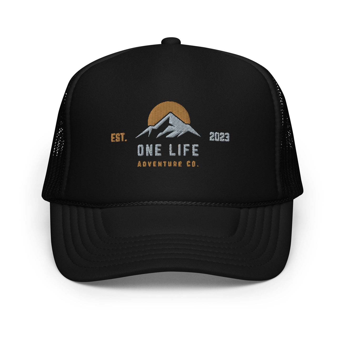 One Life Adventure Embroidered Trucker Hat