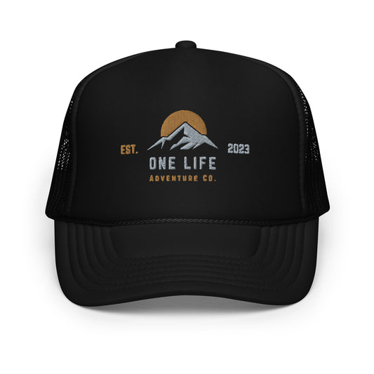 One Life Adventure Embroidered Trucker Hat