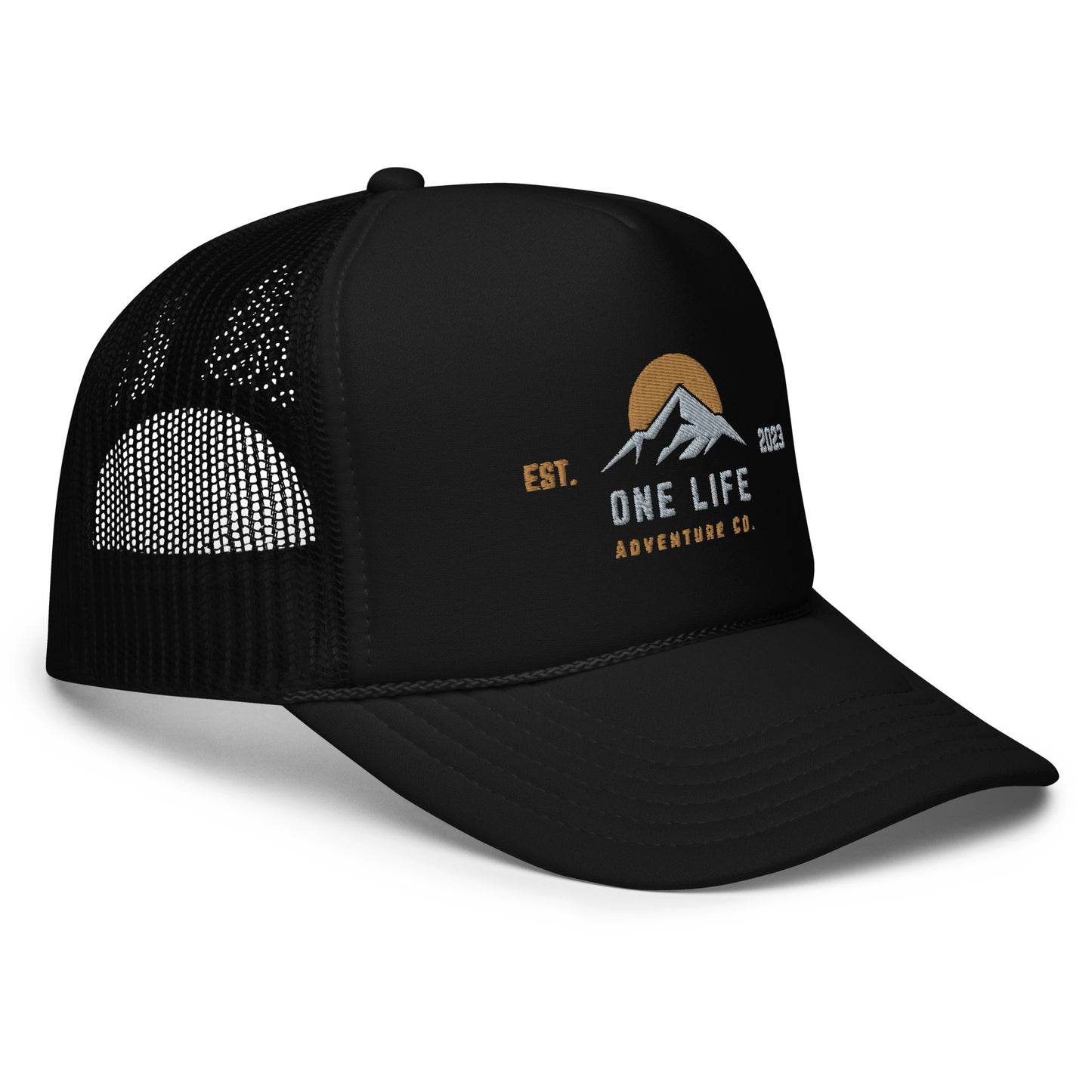 One Life Adventure Embroidered Trucker Hat