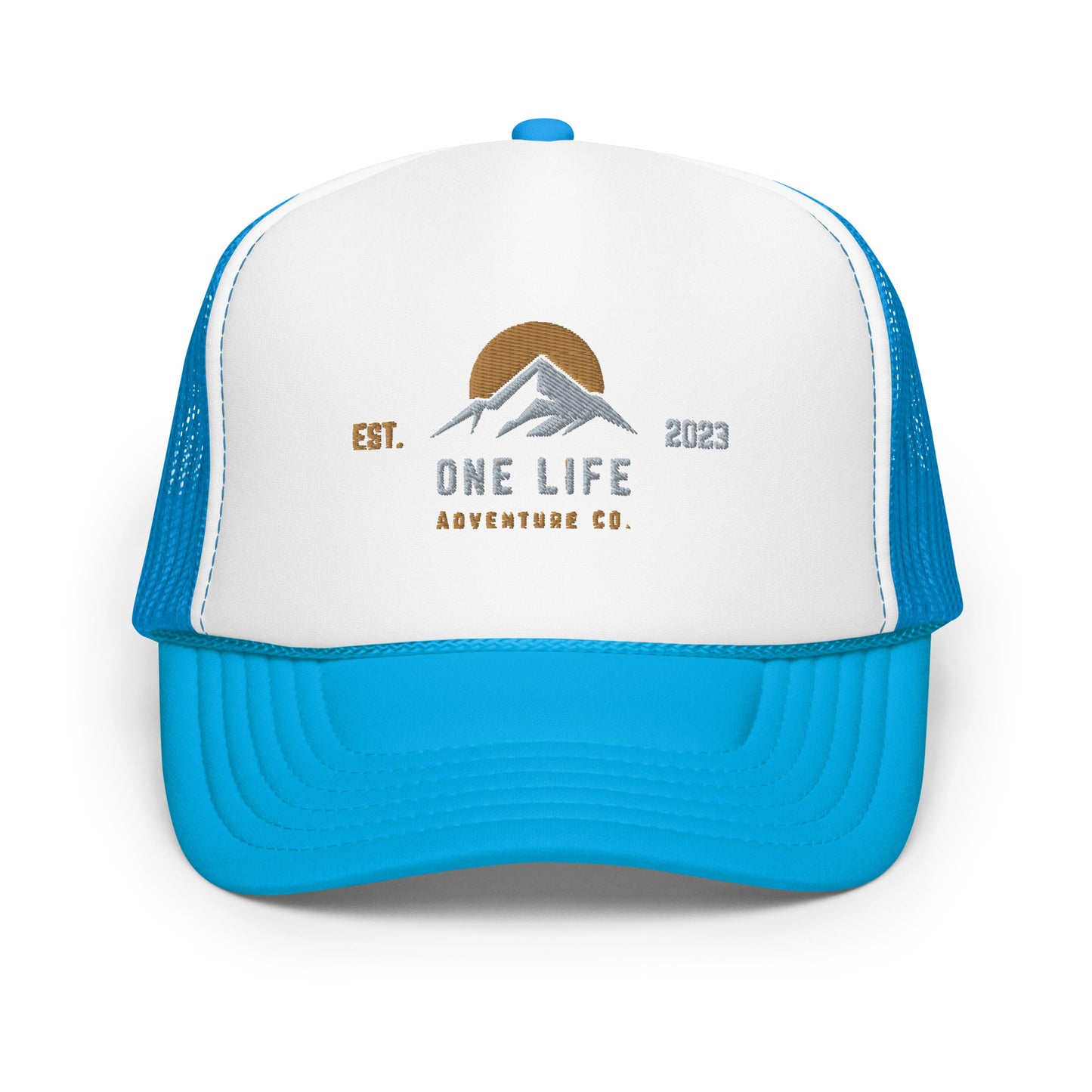 One Life Adventure Embroidered Trucker Hat