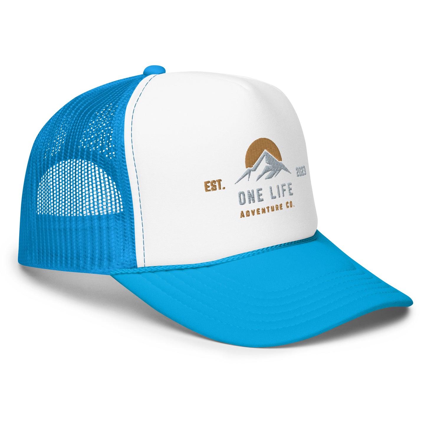 One Life Adventure Embroidered Trucker Hat