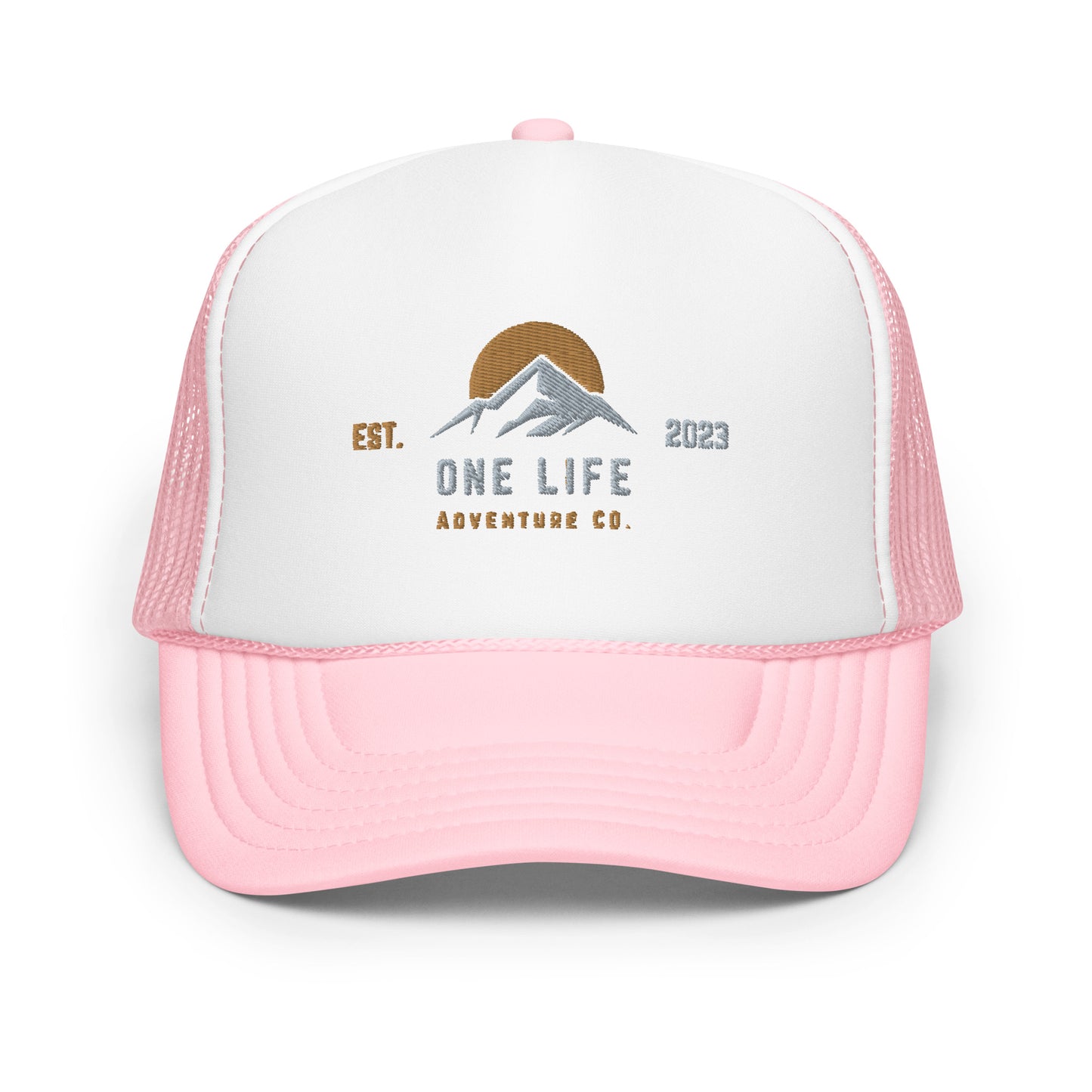 One Life Adventure Embroidered Trucker Hat