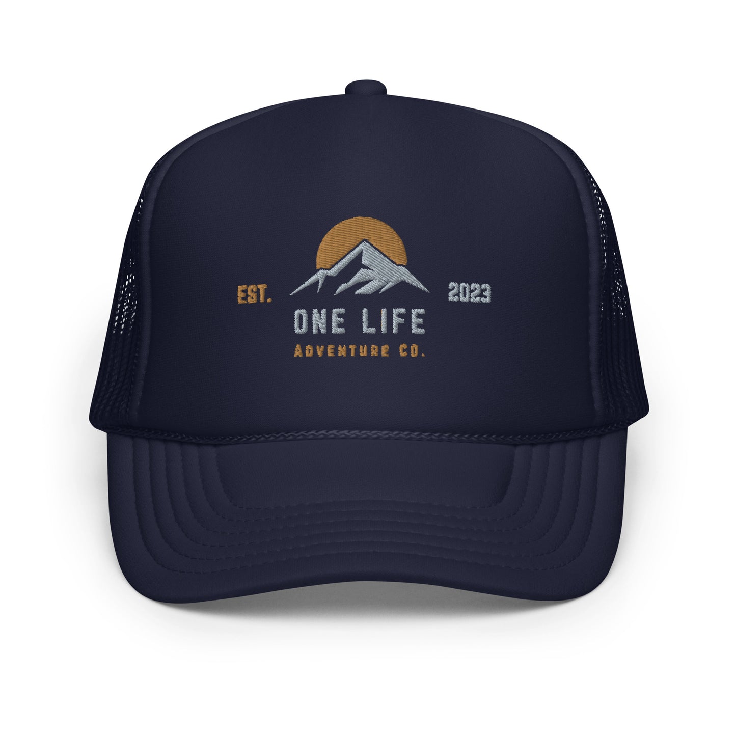 One Life Adventure Embroidered Trucker Hat