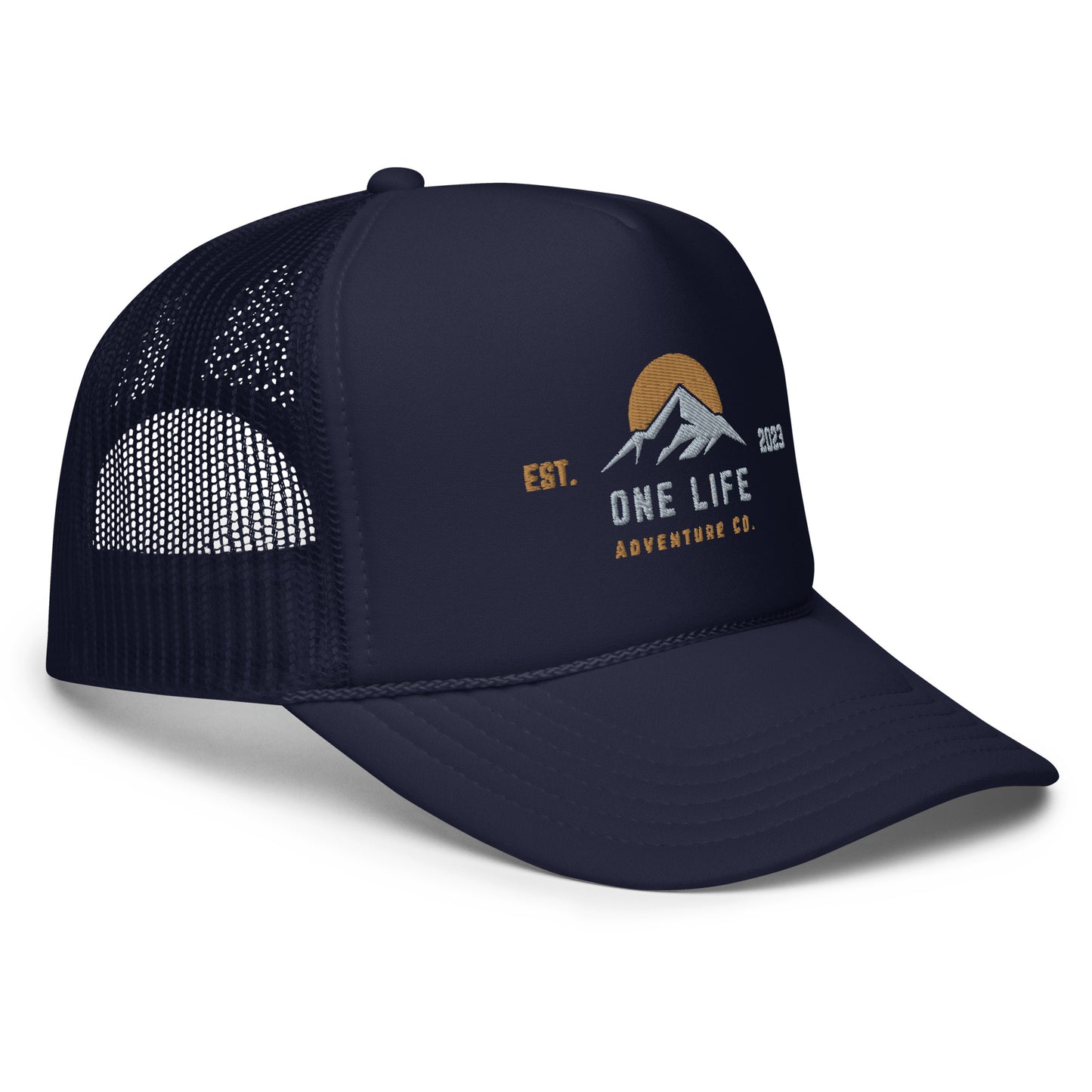 One Life Adventure Embroidered Trucker Hat