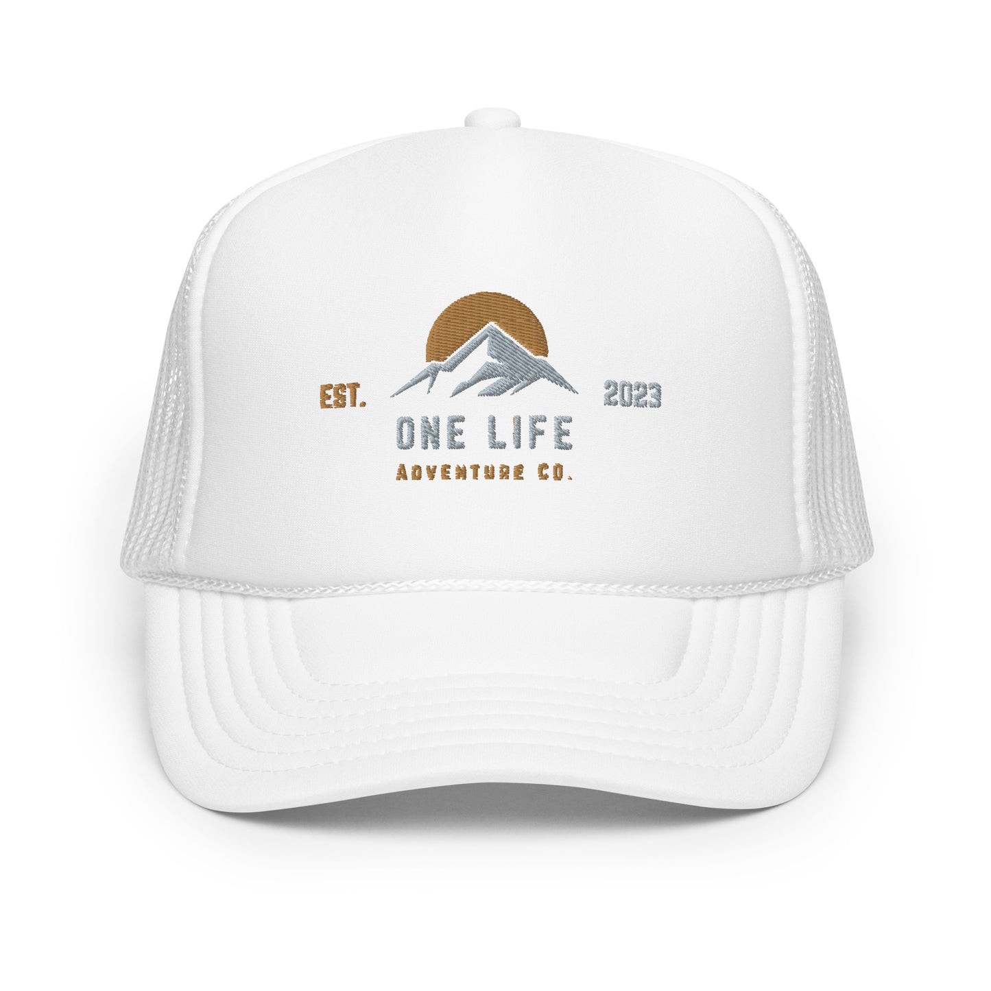 One Life Adventure Embroidered Trucker Hat