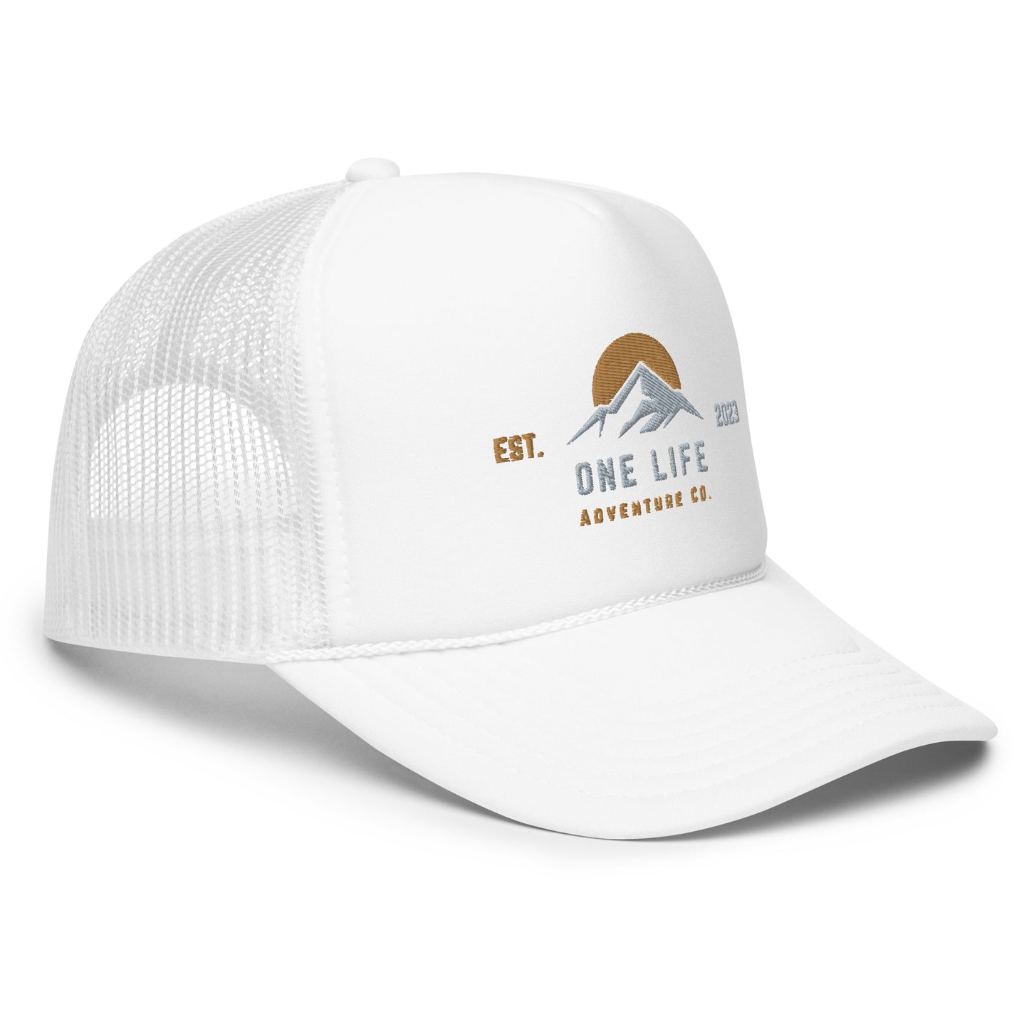 One Life Adventure Embroidered Trucker Hat