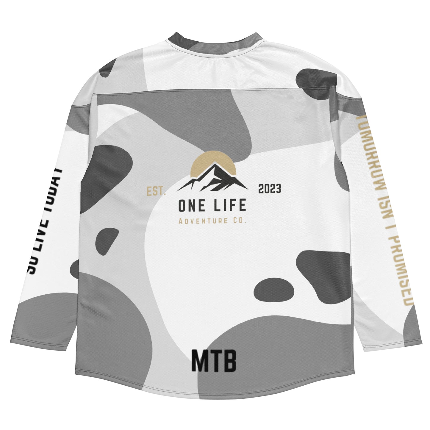 One Life MTB Jersey White Camo