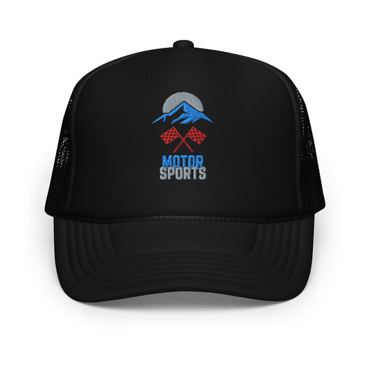 One Life MotorSports Puff Print Trucker Hat