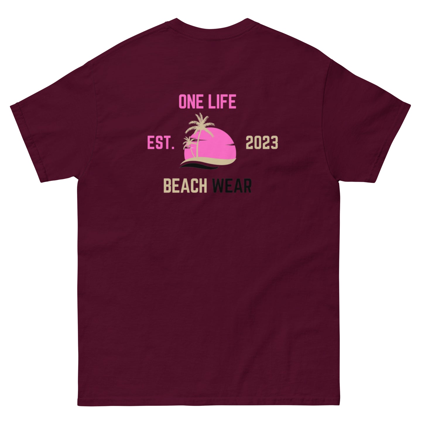 One Life Beach Tee Pink Edition