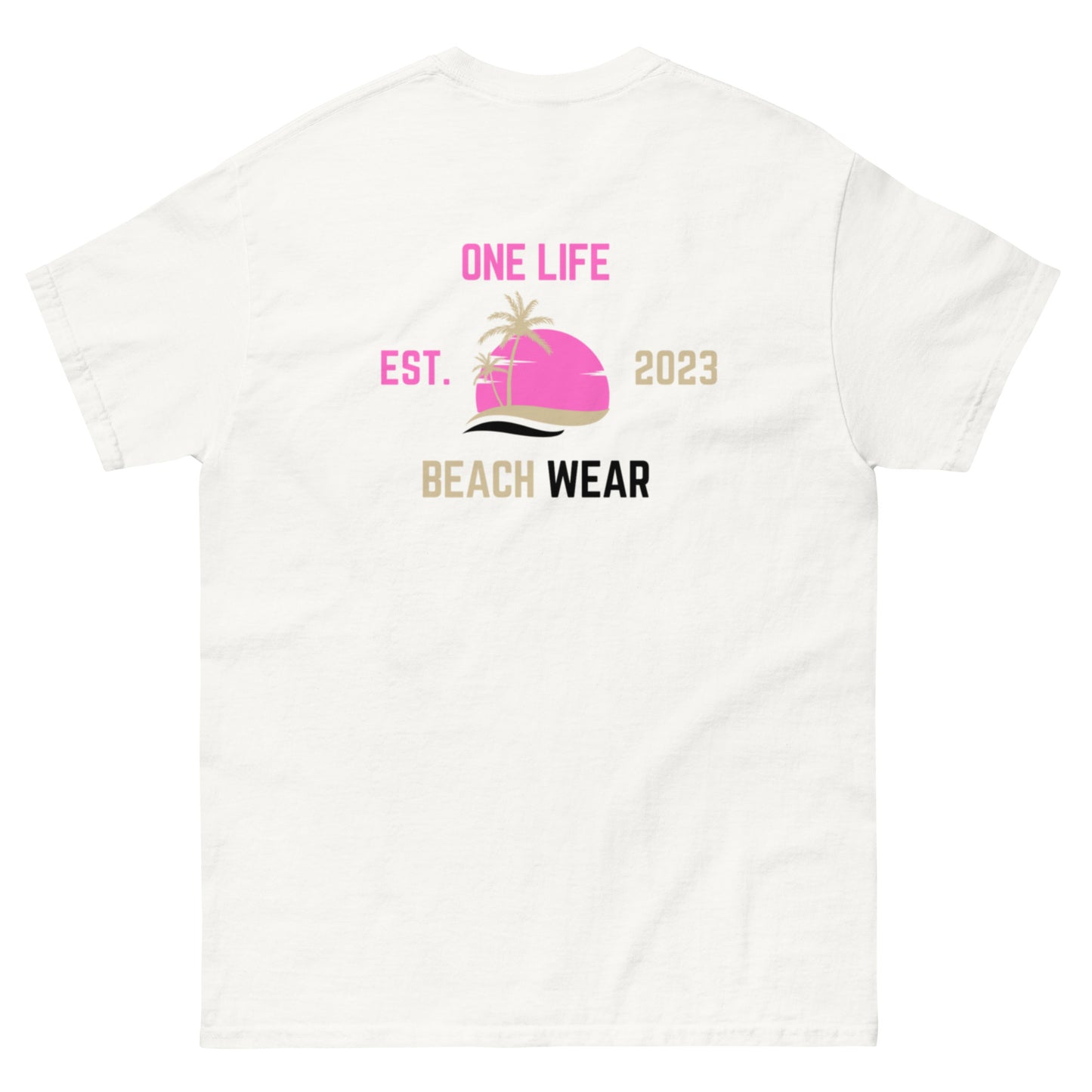 One Life Beach Tee Pink Edition